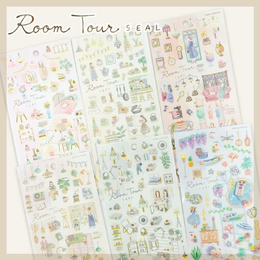 Kamio Room Tour Stickers (6 designs)