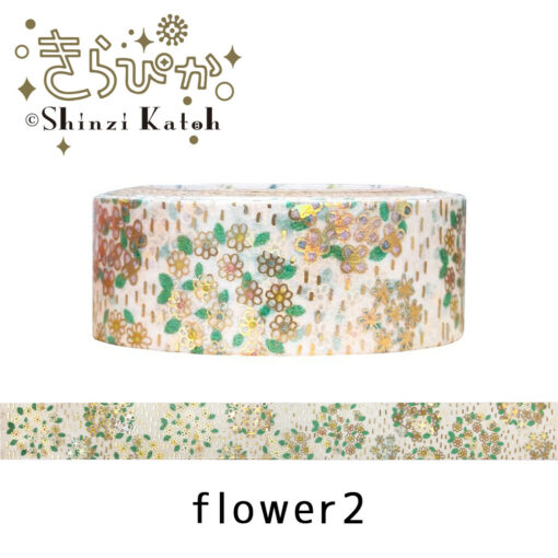 Shinzi Katoh Washi Tape - Flowers