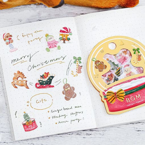 BGM Christmas Washi Stickers