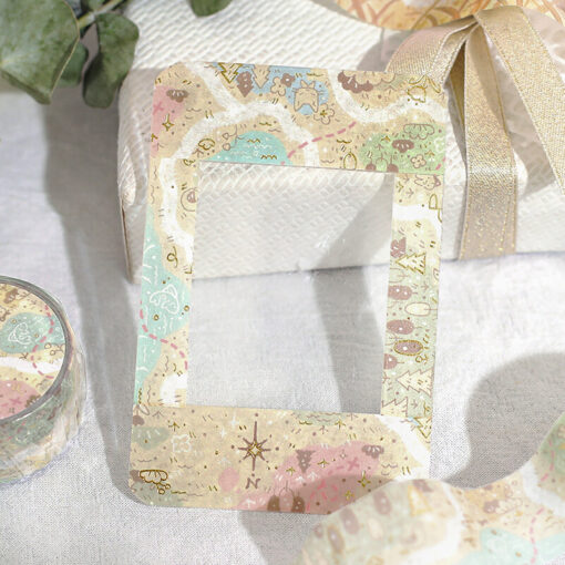 BGM Mysterious Washi Tape - Travels & Maps