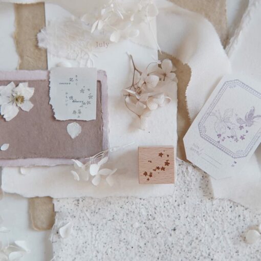 Zoey Studio Rubber Stamps - Flowers Falling