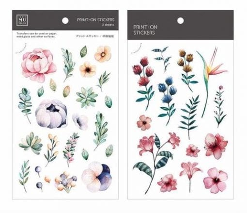 MU Print-On Stickers - Summer Garden