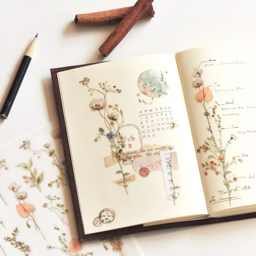 MU Print-On Stickers - Delicate Flowers