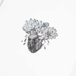 Black Milk Project Rubber Stamps - Blooming Heart