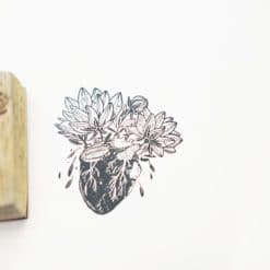 Black Milk Project Rubber Stamps - Blooming Heart