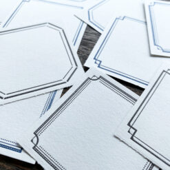 OEDA Letterpress 3 Patterns Label Book (2 colours)