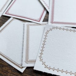 OEDA Letterpress 3 Patterns Label Book (2 colours)