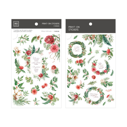 MU Print-On Stickers Christmas Limited Edition 007