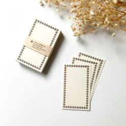 Classiky Letterpress Memo Card （Brown）