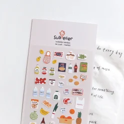 Suatelier Sticker Sheet 1126 Market