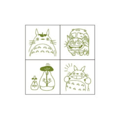 Studio Ghibli My Neighbor Totoro Mini Rubber Stamp Set 3