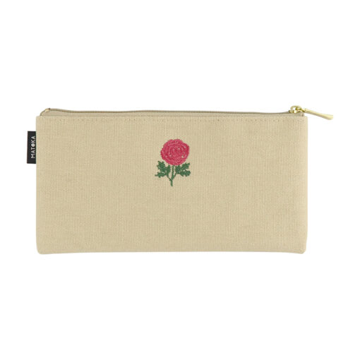 Miyuki Matsuo Embroidery Cat Pen Case
