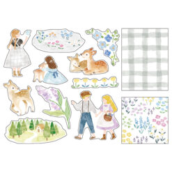 Mind Wave Blooming Stickers (6 designs)
