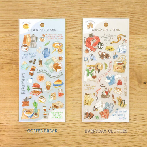 Mind Wave Choosy Life Stickers (6 designs)