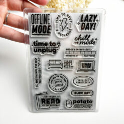 Everyday Explorers Co. Clear Stamp Set - Lazy Days