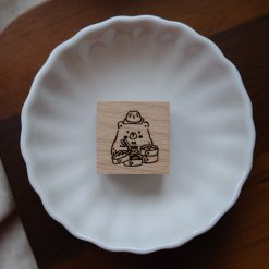 Eileen Tai "Foodie Bear" Rubber Stamp - Dim Sum