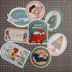 La Dolce Vita Travel Agency Waterproof Stickers