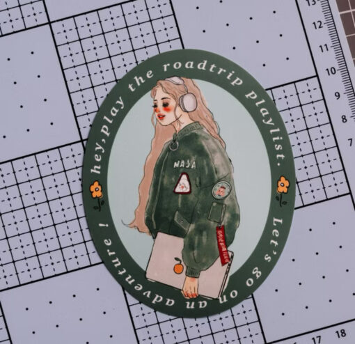 La Dolce Vita Travel Agency Waterproof Stickers