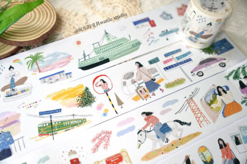 Wanle Studio Washi Tape - On the Road