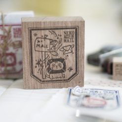 Black Milk Project Neko Mail Rubber Stamps - Mailbox