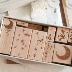 Zoey Studio Rubber Stamps - Moon Shadow