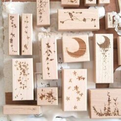 Zoey Studio Rubber Stamps - Moon Shadow