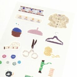 Miki Tamura Stickers - Sewing