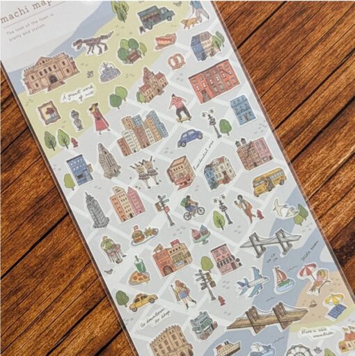 Mind Wave Machi Map Stickers (6 designs)