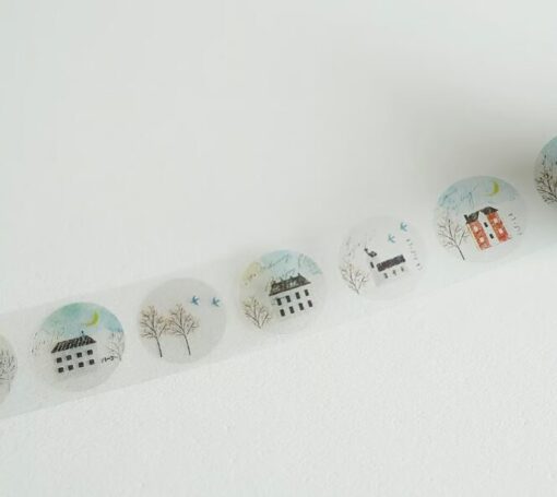 Yohaku Clear Roll Sticker P-002 - Itsukano Machikado