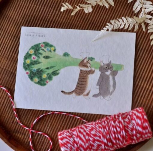 Davidcookslove Postcard - Broccoli Tree