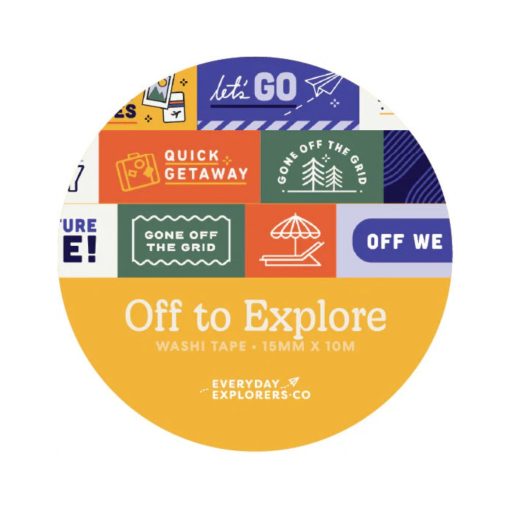 Everyday Explorers Co. Washi Tapes - Off to Explore
