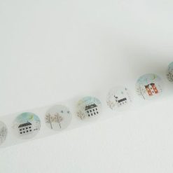 Yohaku Die-Cut Clear Roll Sticker - P-002 Itsukano Machikado