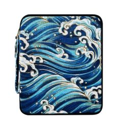 Kyoku Haku Wave Double Opening Zipped 10-Pen Case