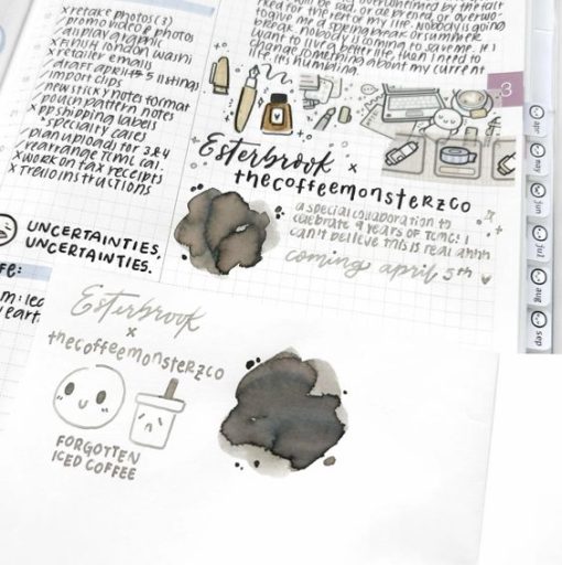 The Coffee Monsterz Co Forgotten Iced Coffee - 30mL Esterbrook Ink