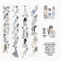 DingDing Girls Kiss-Cut Matte PET Tape - 37
