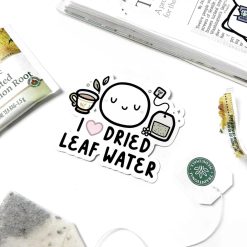 The Coffee Monsterz Co Vinyl Sticker - I Love Dried Leaf Water