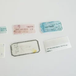 Yohaku Washi Stickers F012 - Ticket B