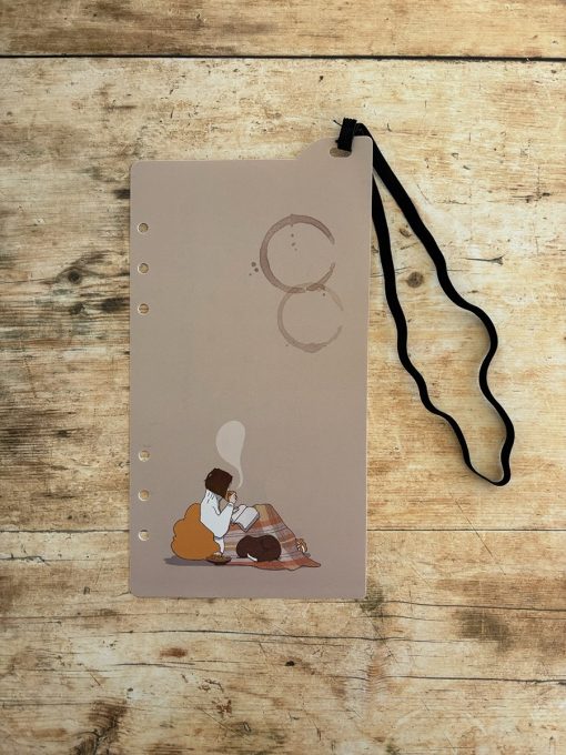 Miso Paper A5 Slim Ring Binder Dashboard With Elastic - Cosy Time