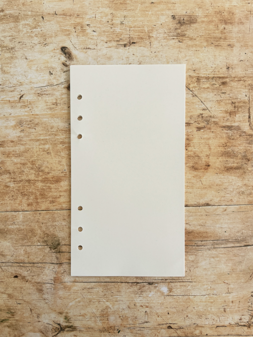 Miso Paper A5 Slim Ring Binder Inserts - Sticker Release Paper