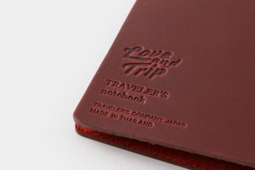 TRAVELER'S Notebook LOVE AND TRIP Red - Regular Size