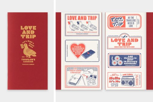 TRAVELER'S notebook Refill LOVE AND TRIP