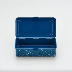 Toyo Steel Trunk Shape Toolbox T-190 Japanese Indigo